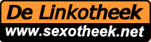 logo van De Sexotheek, oranje/zwart